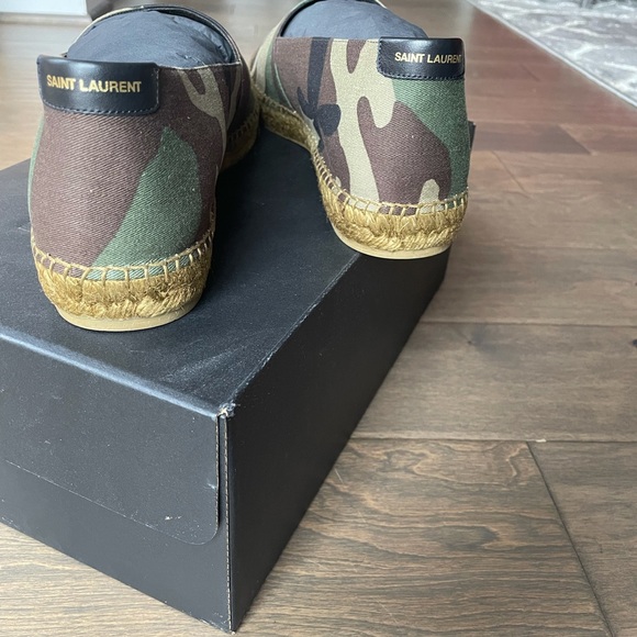Authentic Saint Laurent Camouflage Espadrilles - Picture 6 of 11